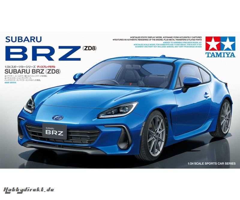 1:24 Subaru BRZ (TD8) Tamiya 24362 300024362