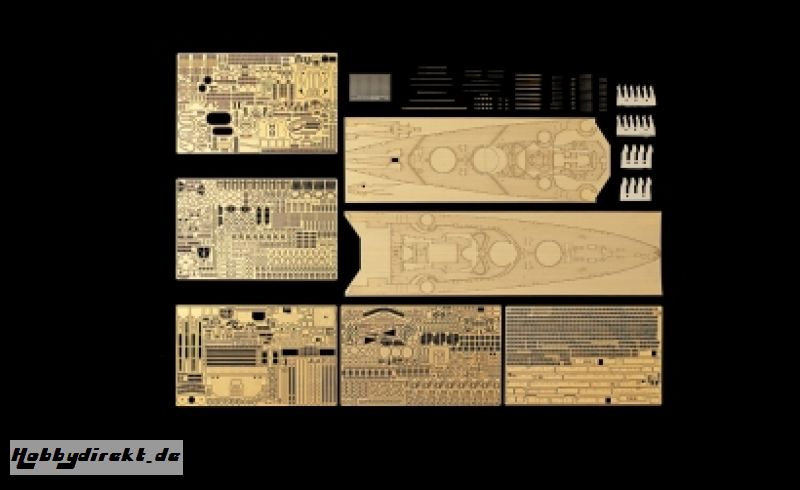 1:350 Photoätzteile-Set Bismarck 78013 Tamiya 25181 300025181