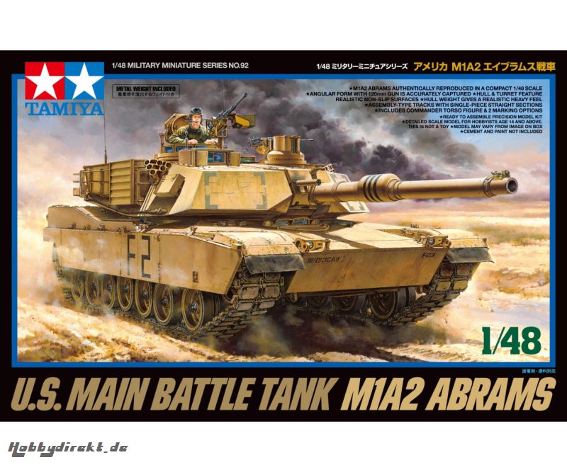 1:48 US KPz M1A2 Abrams Tamiya 32592 300032592