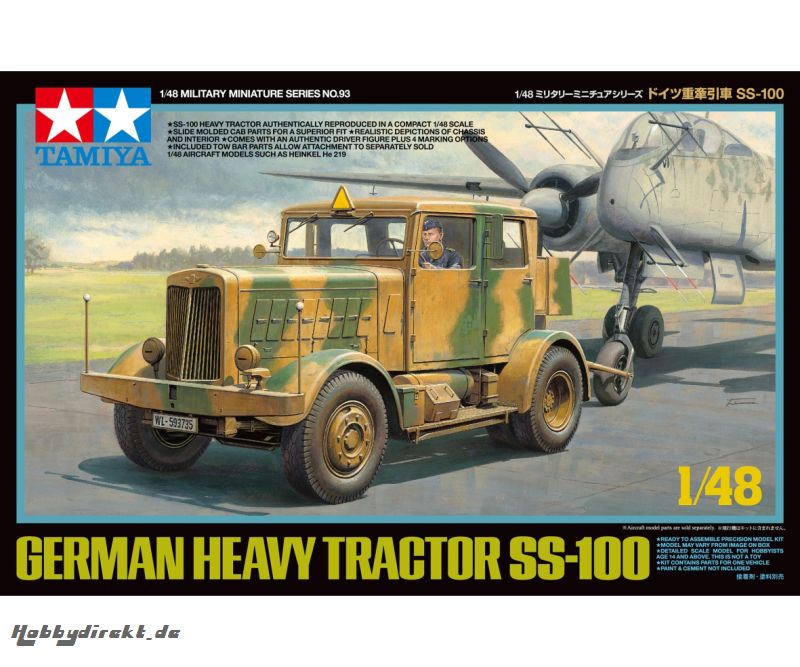 1:48 Dt. Zugmaschine SS-100 Tamiya 32593 300032593