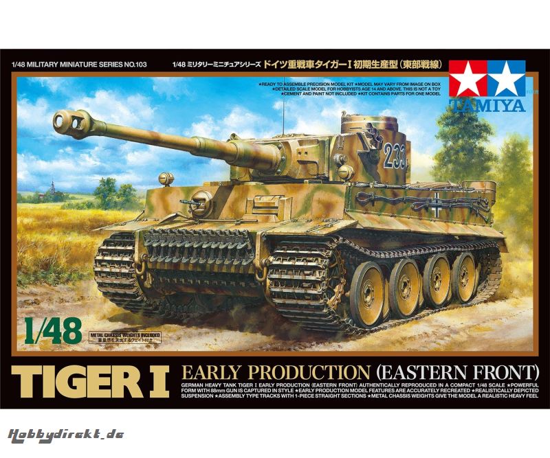 1:48 SdKfz. 181 Tiger I Ostfr. Frü.Prod. Tamiya 32603 300032603