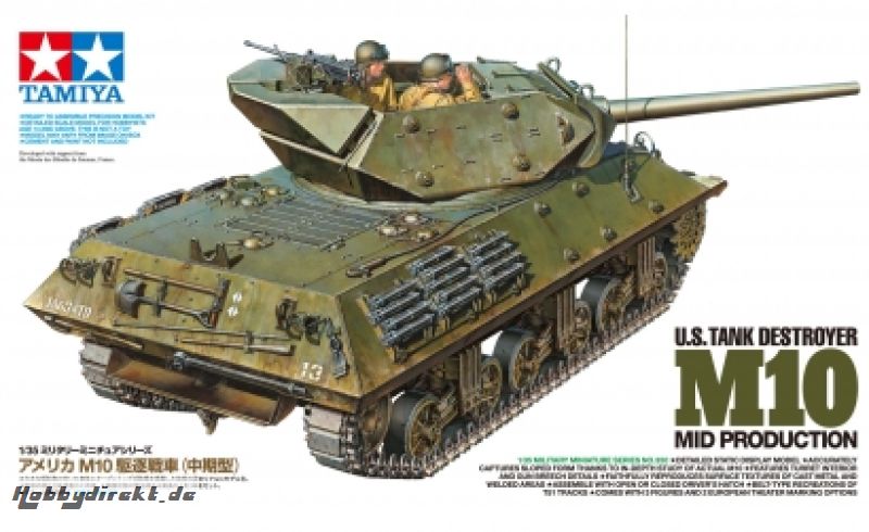 1:35 US Panzerjäger M10 (3) Mittl. Prod. Tamiya 35350 300035350