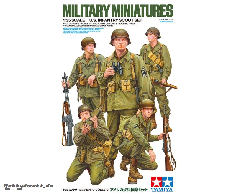 1:35 US Infanterie-Aufklärer Trupp (5) Tamiya 35379 300035379