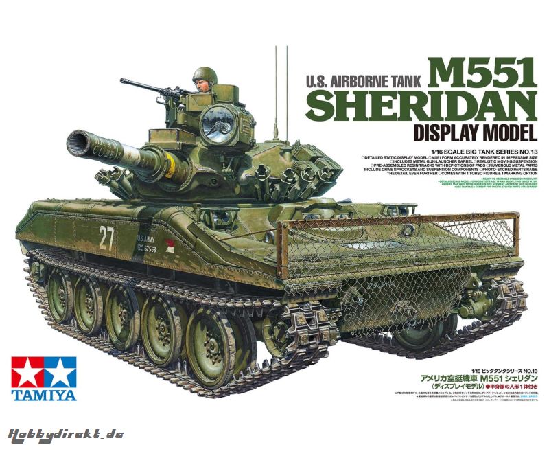 1:16 US M551 Sheridan Standmodell Tamiya 36213 300036213