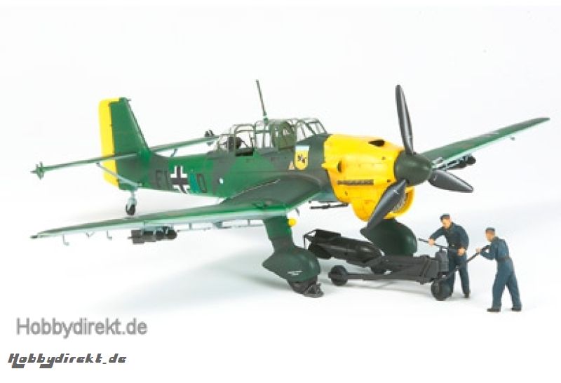 1:48 WWII I/T Ju-87 B-2 Stuka m.Ladem. Tamiya 37008 300037008