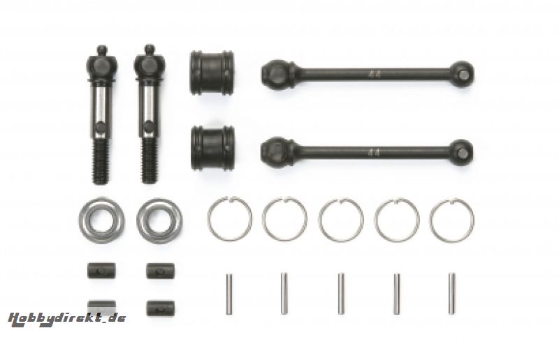 TRF 44mm Doppelkardanwelle Stahl (2) Tamiya 42216 300042216