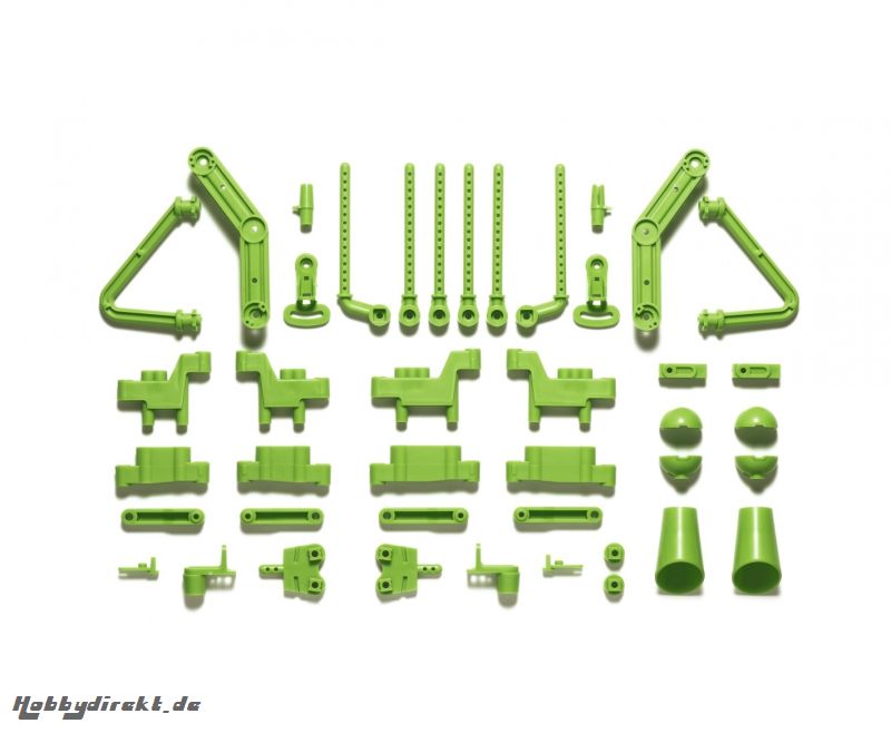 WR-02CB L/N-Teile Querlenker GrÃ¼n Tamiya 47407 300047407