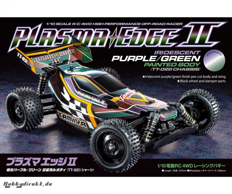 1:10 RC Plasma Edge II Iride. TT-02B L/G Tamiya 47454 300047454