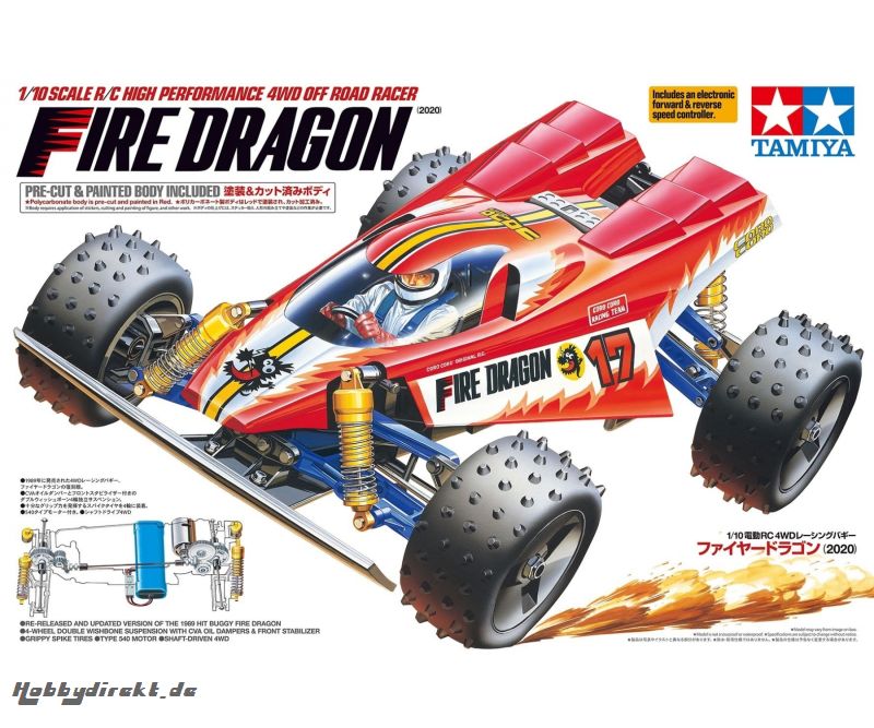 1:10 RC Fire Dragon (2020) Tamiya 47457 300047457