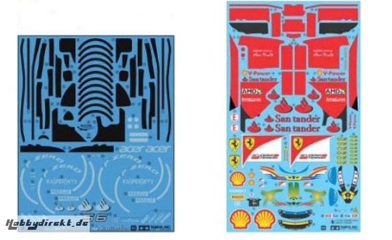 Sticker Set F2012 Tamiya 51523 300051523