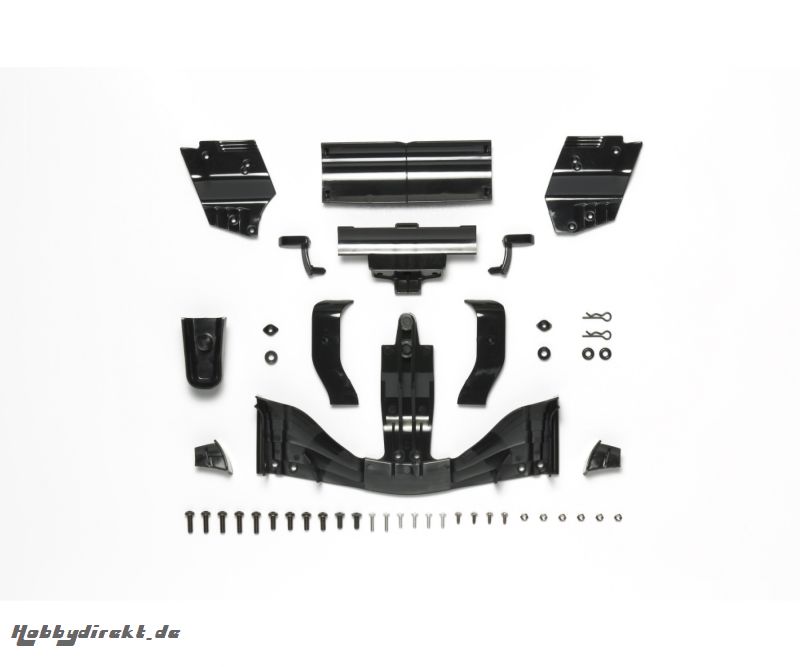 F104 Spoiler-Set Schw. Vo/hi (H/J-Teile) Tamiya 51604 300051604