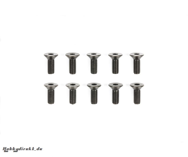 3x8mm 6-Kant-Senkk. Schraube Stahl(10) Tamiya 51627 300051627