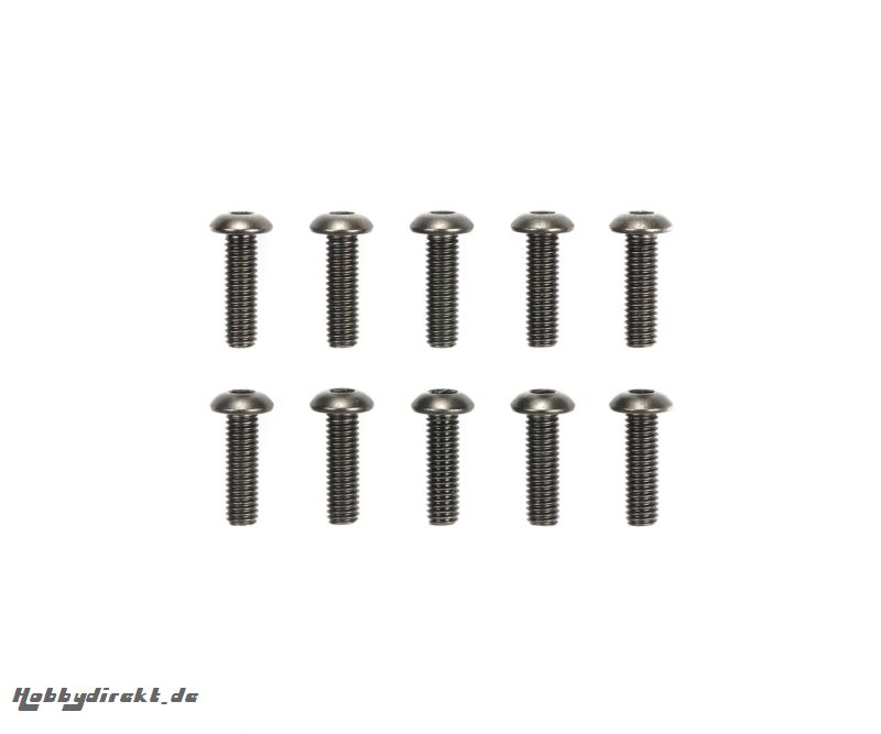 3x10mm 6-Kantkopf Schraube Stahl (10) Tamiya 51628 300051628