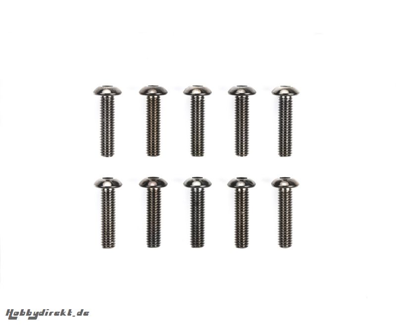 3x12mm 6-Kantkopf Schraube Stahl (10) Tamiya 51630 300051630