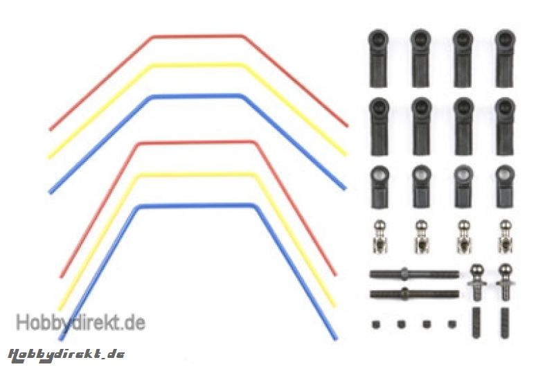 FF-03 Stabilisator-Set vo./hi.(3+3) Tamiya 54230 300054230