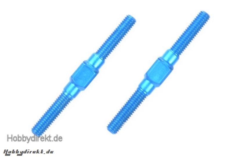 Alu Li/Re-Gewindestangen 3x32mm (2) blau Tamiya 54249 300054249