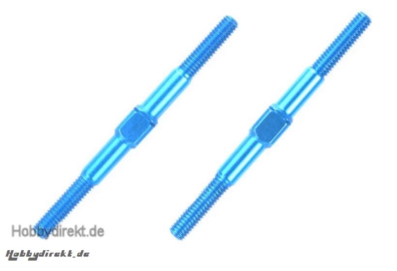 Alu Li/Re-Gewindestangen 3x42mm (2) blau Tamiya 54250 300054250