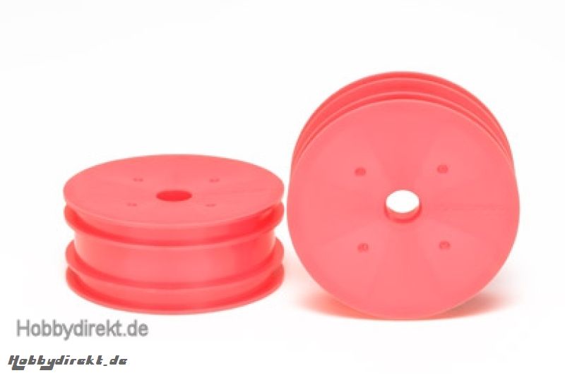 DN-01 Dish-Felgen Pink vorne (2) Tamiya 54279 300054279