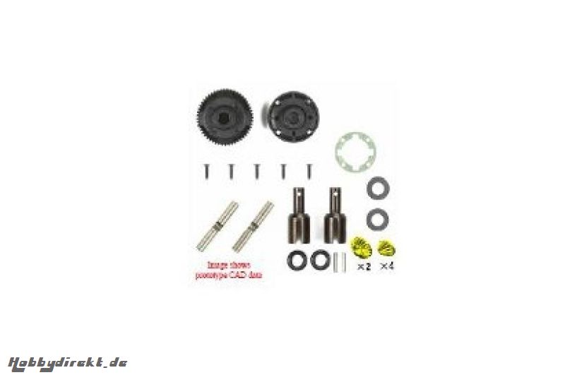 TA06 Steel Gear Diff. Rear Tamiya 54471 300054471