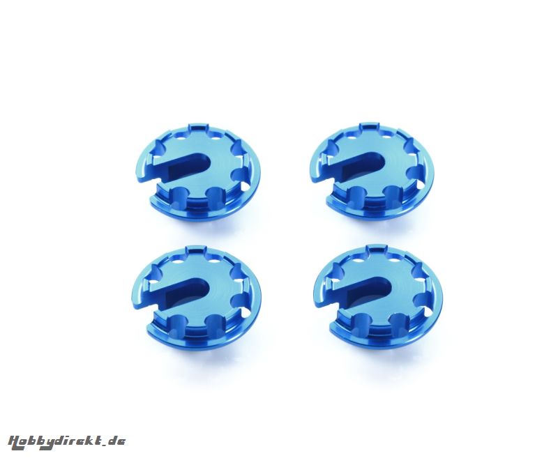 Alu. Federteller +1mm (4) Blau eloxiert Tamiya 54776 300054776