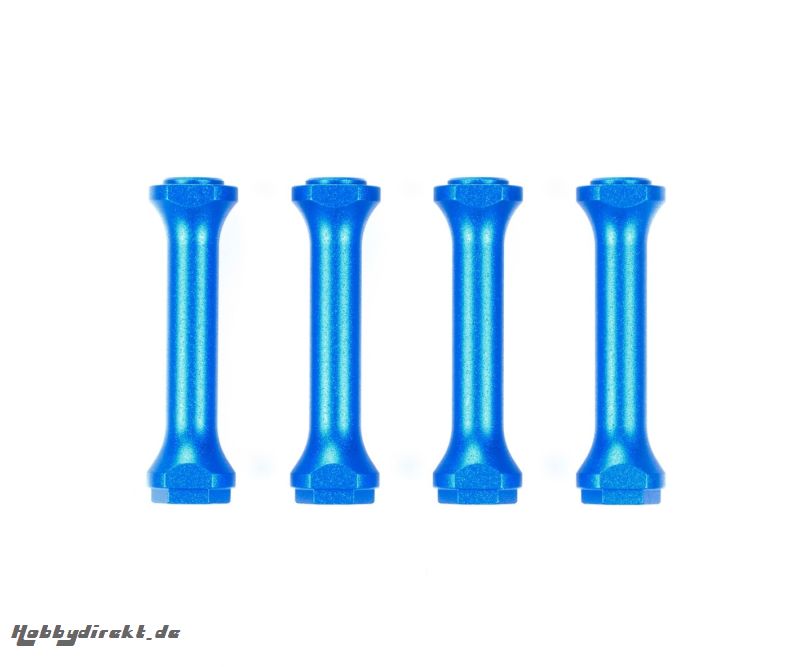 M-08 Alu Chassisverbinder Set (4) Blau Tamiya 54966 300054966