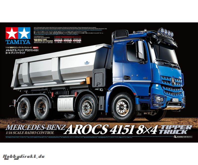 1:14 RC MB Arocs 4151 Kipper 8x4 Tamiya 56366 300056366