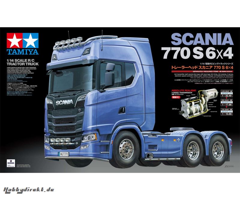 1:14 RC SCANIA 770 S 6x4 Tamiya 56368 300056368