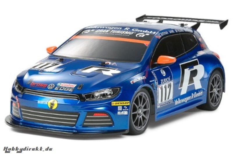 1:10 RC VW Scirocco GT24 R-Line TT-01E Tamiya 58508 300058508