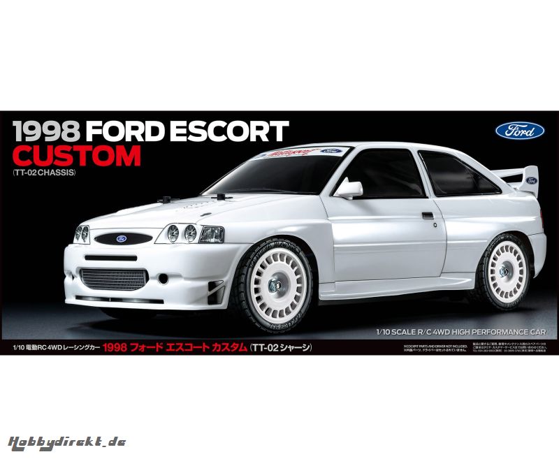 1:10 RC Ford Escort Custom (TT-02) Tamiya 58691 300058691