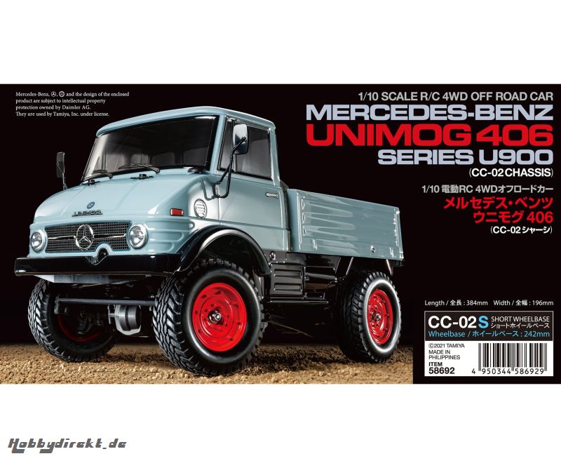 1:10 RC MB Unimog 406 U900 (CC-02) Tamiya 58692 300058692