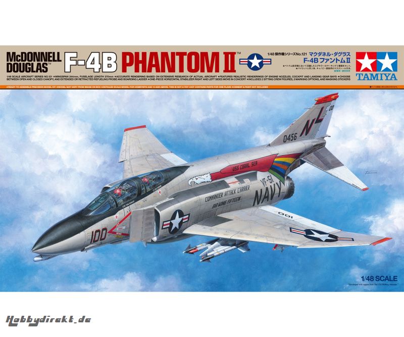 1:48 F-4B Phantom II McDonnell Douglas Tamiya 61121 300061121