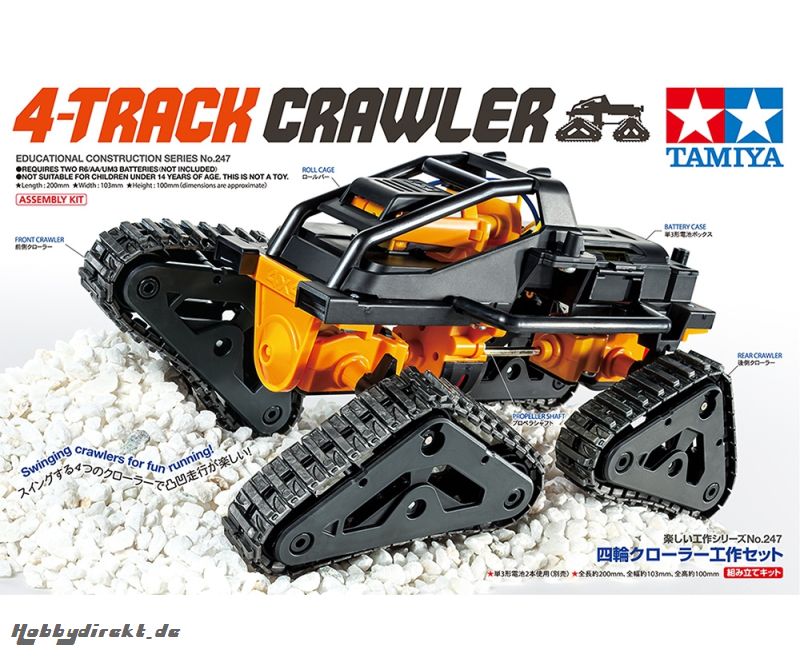 Lehrkasten 4-Track Kettenfahrzeug Tamiya 70247 300070247