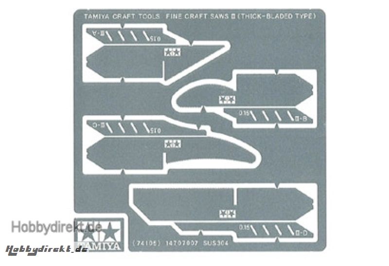 Fine Craft Sägeblatt III 0,15mm dick Tamiya 74105 300074105