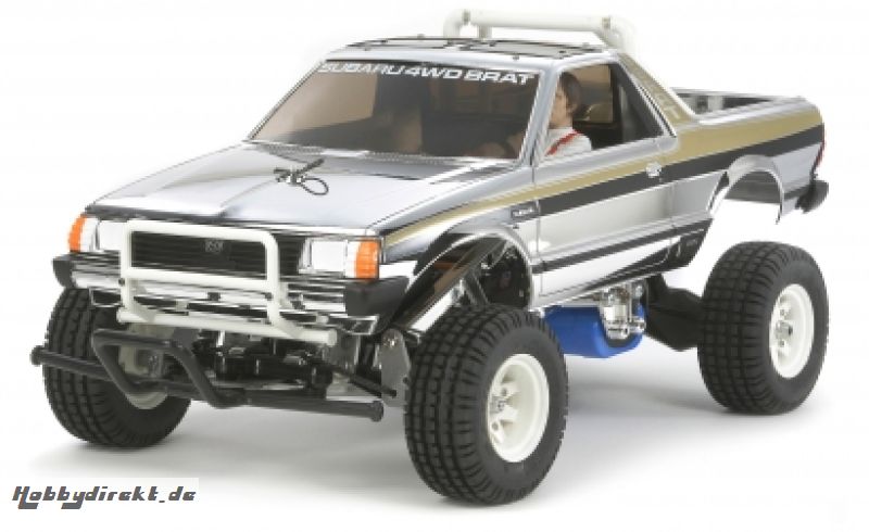 1:10 RC Subaru Brat 2WD PickUp Chrom LWA Tamiya 84237 300084237