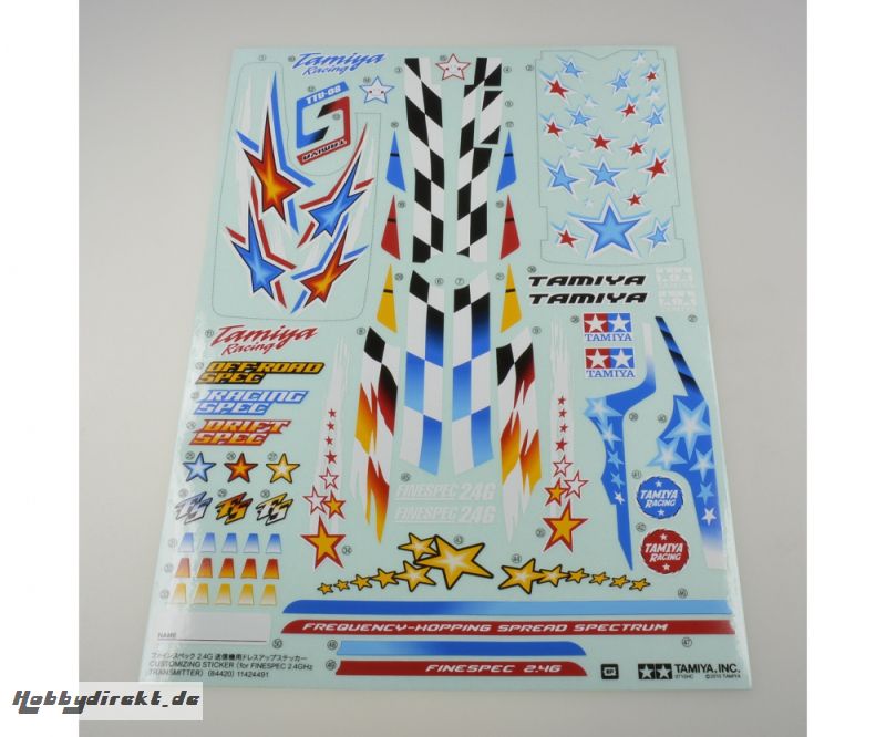 TAMIYA Sticker Finespec 2,4GHz RC Tamiya 84420 300084420