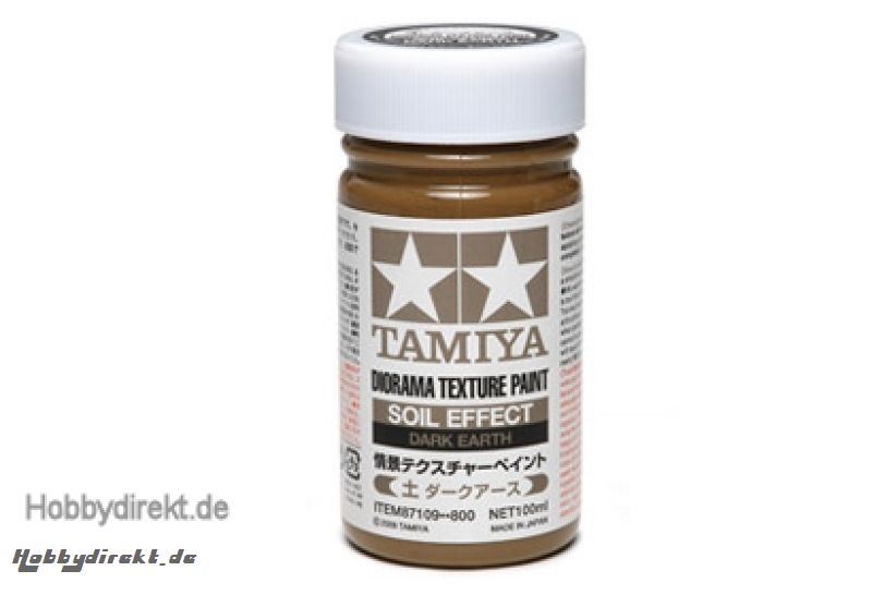 Diorama Textur Farbe Erde/Dkl.Braun100ml Tamiya 87109 300087109