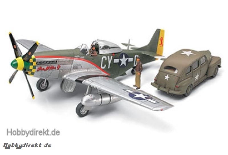 1:48 WWII US P-51D Must.&Diestwagen (2) Tamiya 89732 300089732