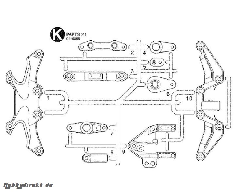 K-Teile 58345 Tamiya 0115355