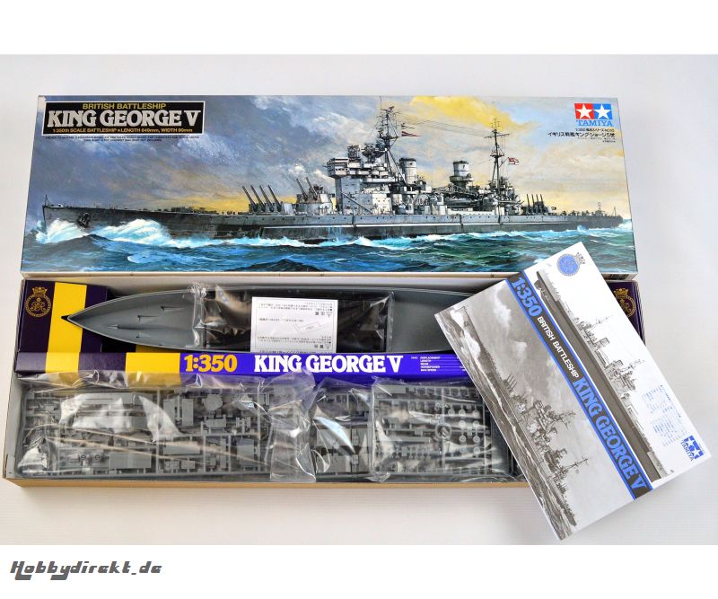 1:350 Brit. King George V Schlachtschiff Tamiya 178010 300178010