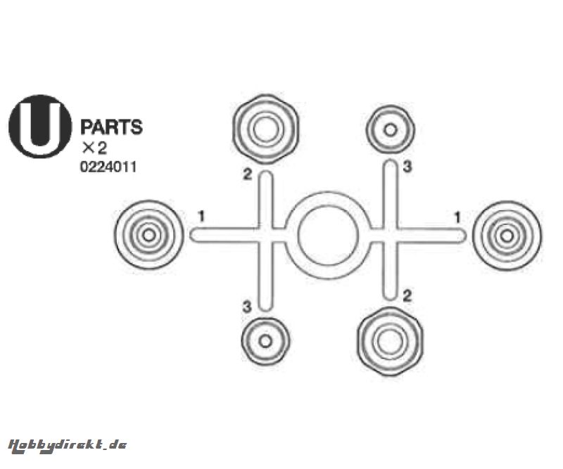 U-TEILE Tamiya 0224011