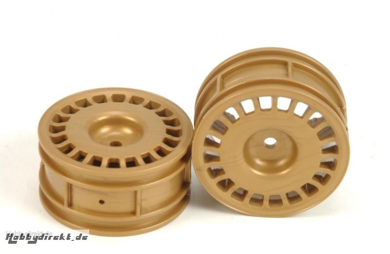 1:10 Felgen (2) Rally-Dish gold 26mm Tamiya 300440075