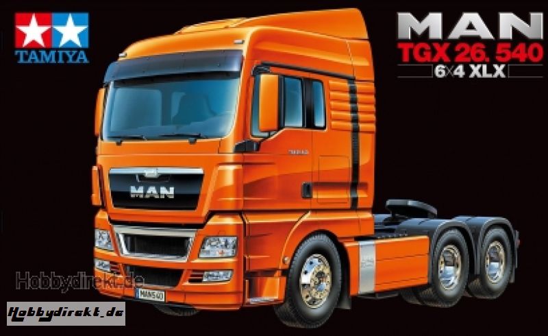 1:14 RC LKW MAN TGX 26.540 XLX 6x4 3Achs Tamiya 56325 30056325N