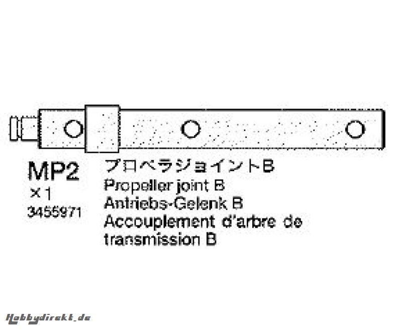 Antriebsgelenk B (58371) Tamiya 3455971