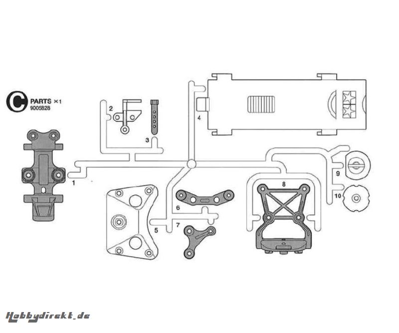 C-Teile 57101 Tamiya 9005828