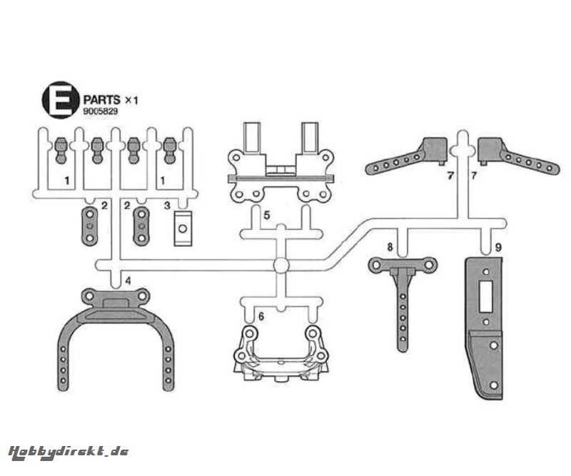 E-Teile 57101 Tamiya 9005829