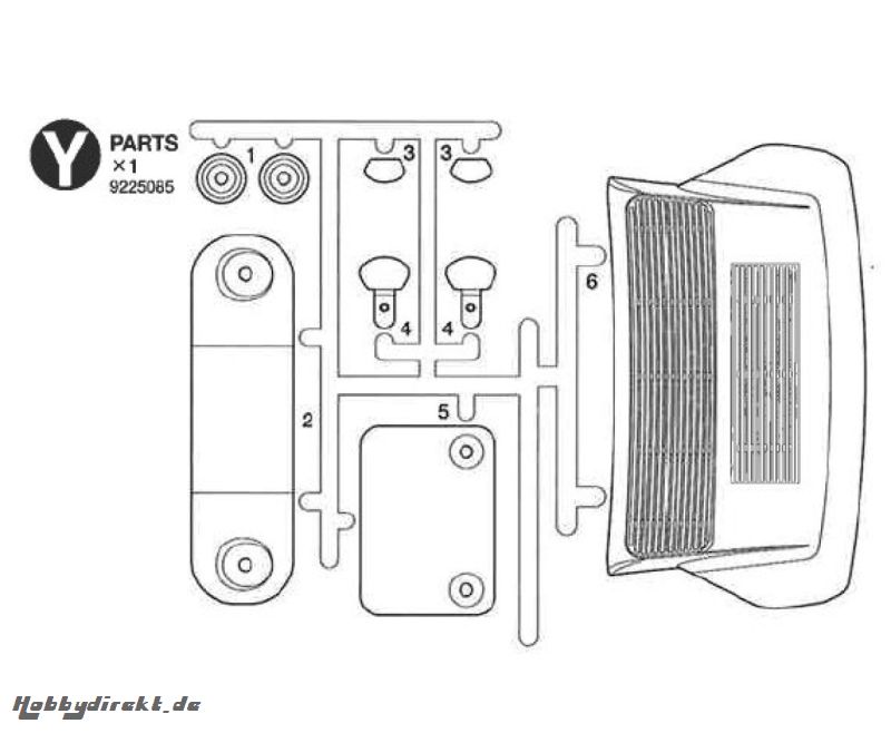 Y-Teile 57101 Tamiya 9225085