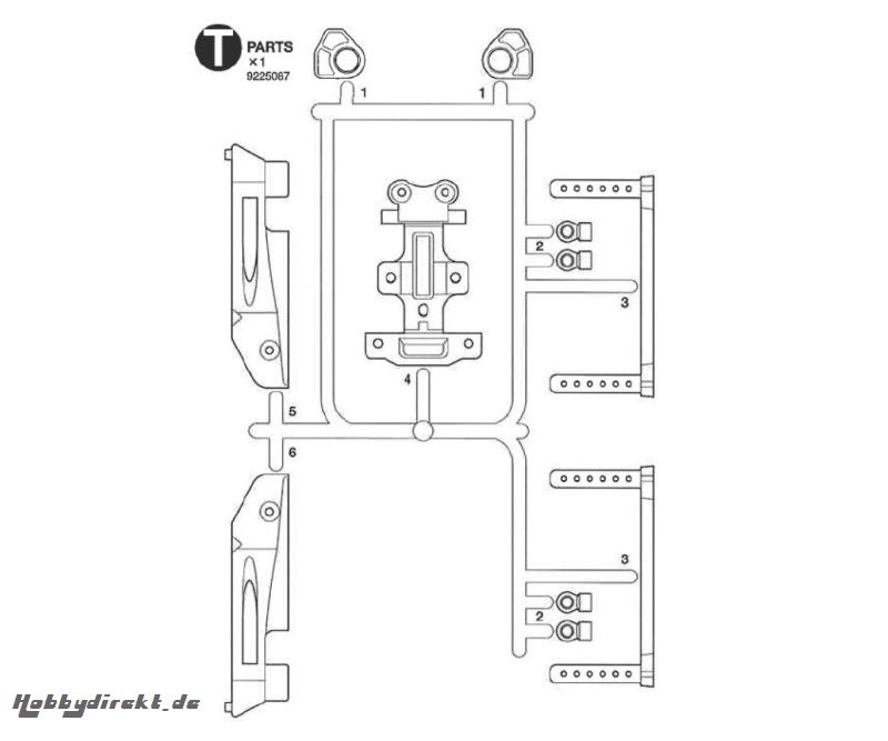 T-Teile 57101 Tamiya 9225087