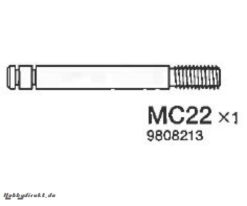 Kolbenstange (BC 13 x 2) 58431 Tamiya 9808213 309808213