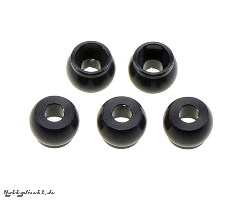 Alu-Kugel mit Kragen 8mm (5) BA13 58431 Tamiya 9808245 309808245