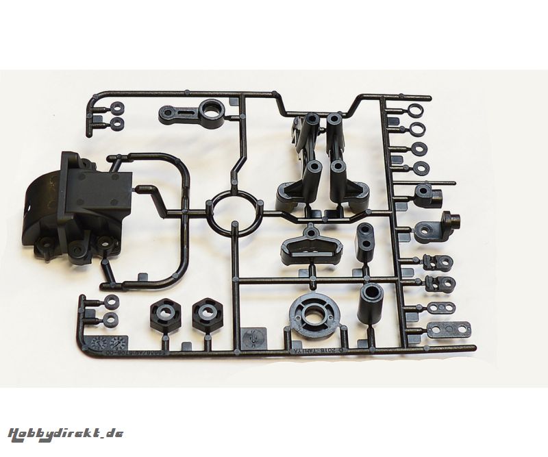 TA07 A-Teile Diff.-Halterung (1) vo/hi Tamiya 8746 310008746